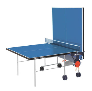 Tennis da tavolo Garlando Training Outdoor con ruote piano blu per esterno