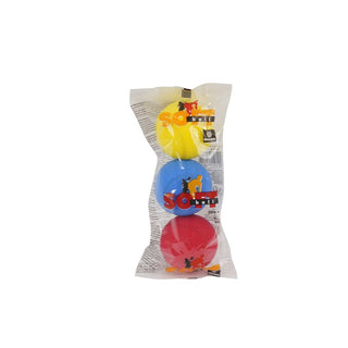 Pallina soft in spugna Mondo diametro mm 70 set da 3 pezzi