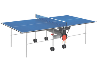 Tennis da tavolo Garlando Training indoor con ruote piano blu per interno