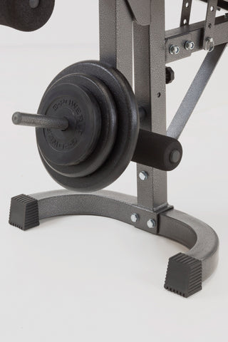 Panca porta-bilanciere Toorx Wbx 90 richiudibile con leg extension e arm curl