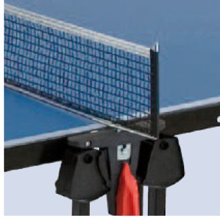 Tennis da tavolo Garlando Progress Outdoor con ruote piano blu per esterno
