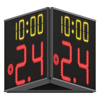 Tabellone elettronico visualizzatore dei 24 secondi FS-24s-3B su 3 Lati