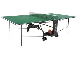 Tennis da tavolo Garlando Challenge con ruote piano verde per interno