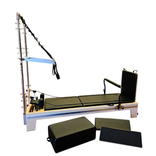 Reformer in legno in acciaio con Torre - accessori inclusi