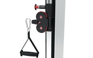 Poliercolina dual cross cable Toorx Prx 3500 doppio pacco pesi in acciaio 50 kg cad. salvaspazio