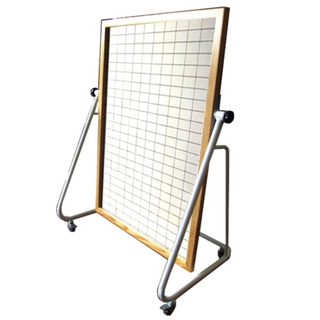 Specchio Quadrettato modulare cm 150x100 su ruote