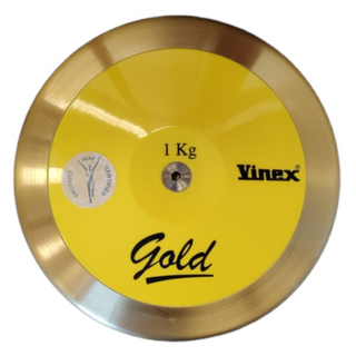 Disco da Lancio in ottone Vinex Gold WOCP Kg 1 - Omologato World Athletics