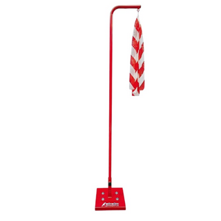 Indicatore del vento a nastro con base