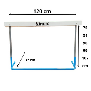 Ostacolo graduabile da allenamento da 75-84-90-99-107 cm