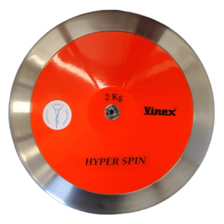 Disco da Lancio in acciaio Vinex Hyper Spin Kg 2 Omologato IAAF