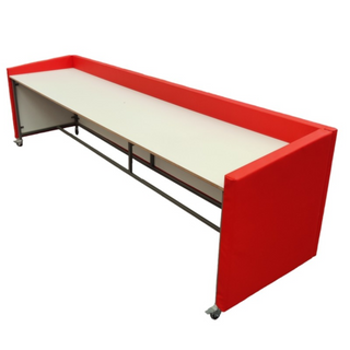 Tavolo giudici con protezione antinfortunistica da metri 3