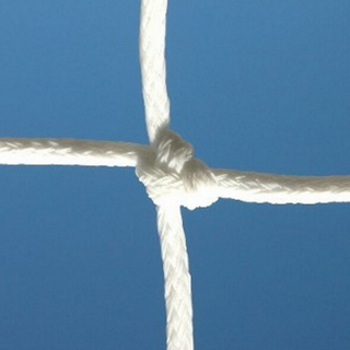 Pair of mini football goal nets 110x150 cm hexagonal mesh wire Ø mm.4
