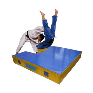 Materasso sportivo per Proiezioni Judo 200x200x20 cm con rientranza e fondo antiscivolo