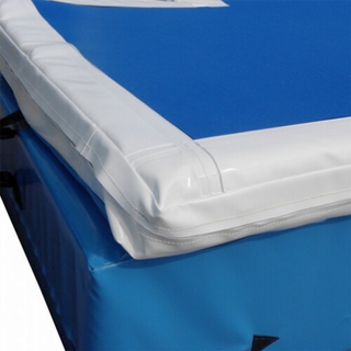 Area di caduta Salto con l'Asta tipo monocube completa di materassina anti chiodi