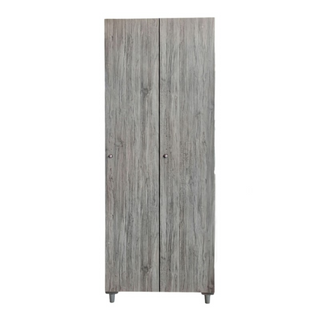 Armadio Spogliatoio 2 ante con separatore sporco/pulito, porta scarpe e cappelliera