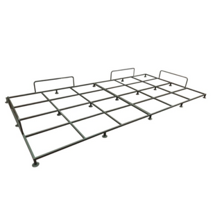 Support platform for mattresses and landing areas in galvanized steel