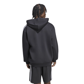 Felpa con Cappuccio - Adidas Essentials 3-Stripes Fleece