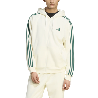 Felpa con Cappuccio - Adidas Essentials 3-Stripes Fleece