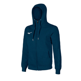 Felpa con Cappuccio - Mizuno Team Sweat FZ Hoodie