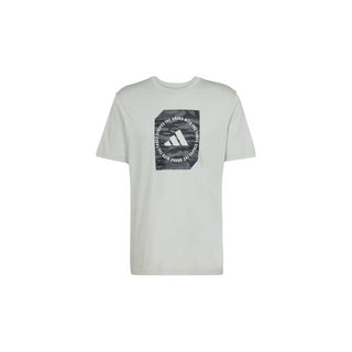Maglia a Maniche Corte - Adidas t-shirt in cotone Essentials CAMO