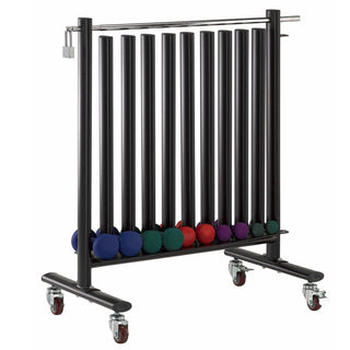 Rastrelliera Diamond Porta Manubri Vinile / Neoprene – 95 x 62 x 121 cm