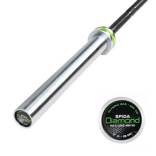 Bilanciere Diamond Olimpico Sfida 220 cm - carico max 450 kg - droppabile - 20 kg