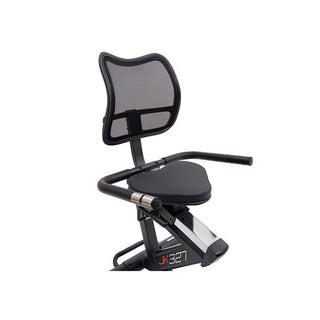Cyclette Orizzontale Jk Fitness 327 con regolazione elettronica dello sforzo e Ricevitore cardio wireless