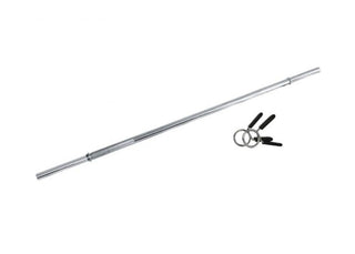 Bilanciere cromato 180 cm chiusura molla Toorx