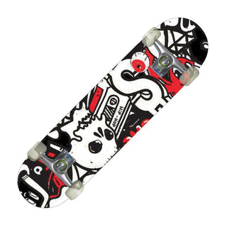 Skateboard Nextreme Street Pro Graffiti ruote trasparenti