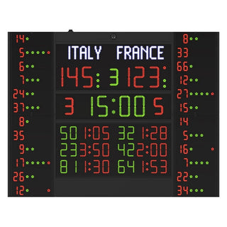 Tabellone segnapunti Elettronico multisport FC62H25N12B2 Omologato FIBA