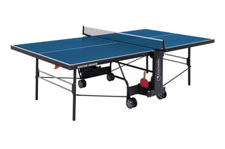 Tennis da tavolo Garlando Master Indoor con ruote piano blu per interno
