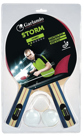 Set Storm (2 racchette 2 stelle + 3 palline 1 stella) Garlando