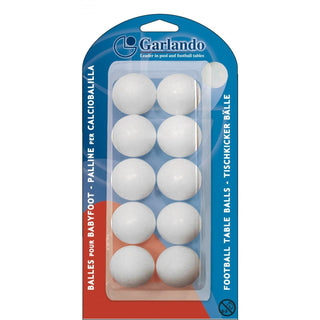 Blister di 10 palline bianche standard Garlando