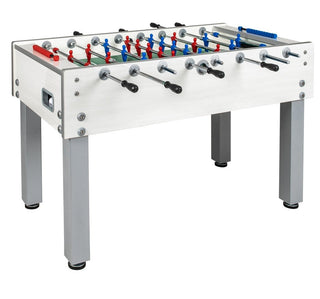 Calcio Balilla Garlando G-500 Weatherproof bianco con aste uscenti