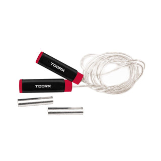 Corda da salto professionale con pesi 2 x 250 gr Toorx