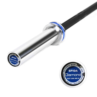 Bilanciere Olimpico Diamond Sfida - 176 Cm – carico max 450 kg - droppabile - 15,8 kg