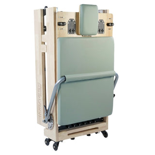 Oak wood foldable Reformer PTX 3000 Green Tea - Lifeness Toorx