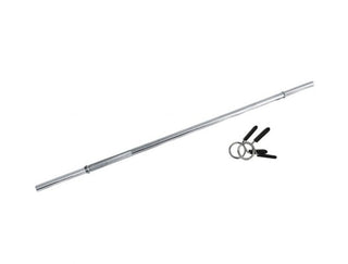 Bilanciere cromato 150 cm chiusura molla Toorx