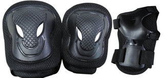 Set di protezioni Senior nero peso utilizzatore oltre 50 Kg Nextreme