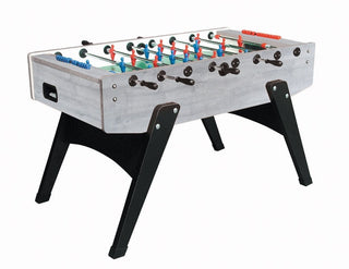 Calcio Balilla Garlando G-2000 rovere grigio con aste uscenti