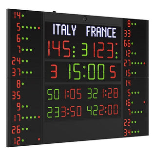 Tabellone segnapunti Elettronico multisport FC60H25N12B2 Omologato FIBA