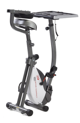 Cyclette Toorx Brx Office Compact salvaspazio accesso facilitato e scrivania regolabile in altezza ed inclinazione