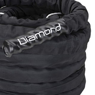Fune Diamond In Poliestere Con Cover In Nylon - Battle Rope Ø 38 mm x 12 m