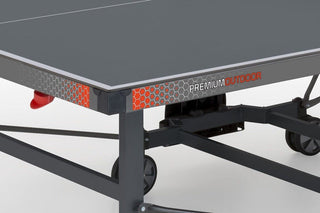 Tennis da tavolo Garlando Premium Outdoor con ruote piano grigio per esterno