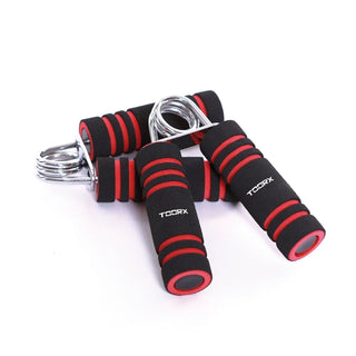 Coppia Hand Grips con impugnatura soft touch Toorx