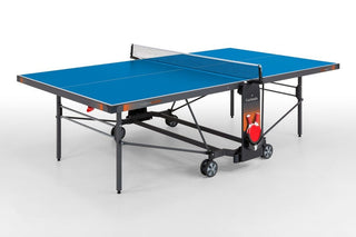 Tennis da tavolo Garlando Champion Outdoor con ruote piano blu per esterno