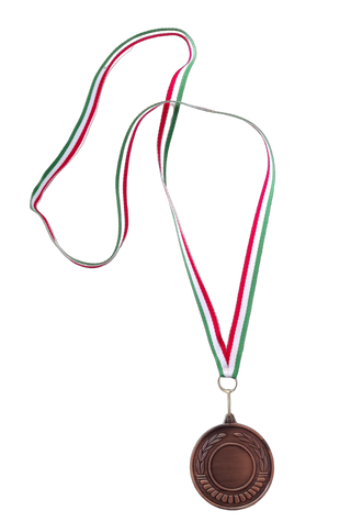 Medaglia per premiazione colore bronzo diametro mm 50