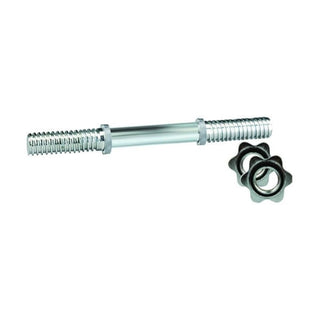 Manubrio cromato 38 cm chiusura a vite Toorx