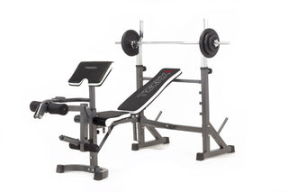 Panca porta-bilanciere Toorx Wbx 90 richiudibile con leg extension e arm curl