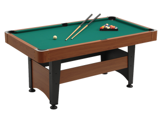 Tavolo da biliardo Chicago 4 Garlando piano da gioco in mdf